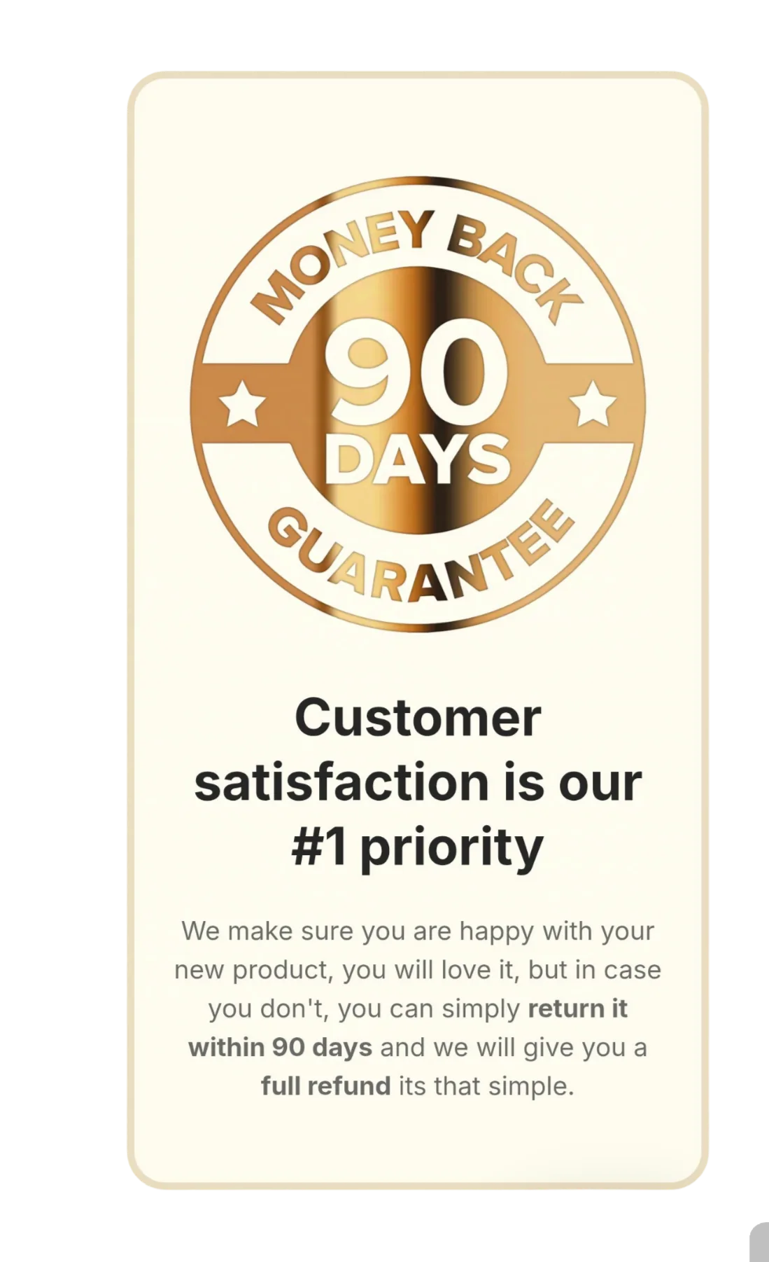 Safe & Trusted Purchase Guarantee